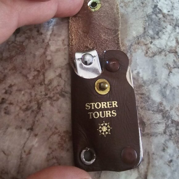 Vintage Storer Tours Travel Manicure Set – USA – With Leather Case Practical - Picture 4 of 8